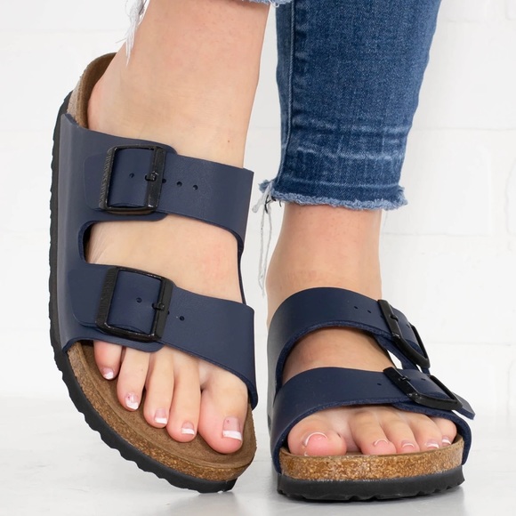 Birkenstock Shoes - Birkenstock arizona birko-flor sandals in blue